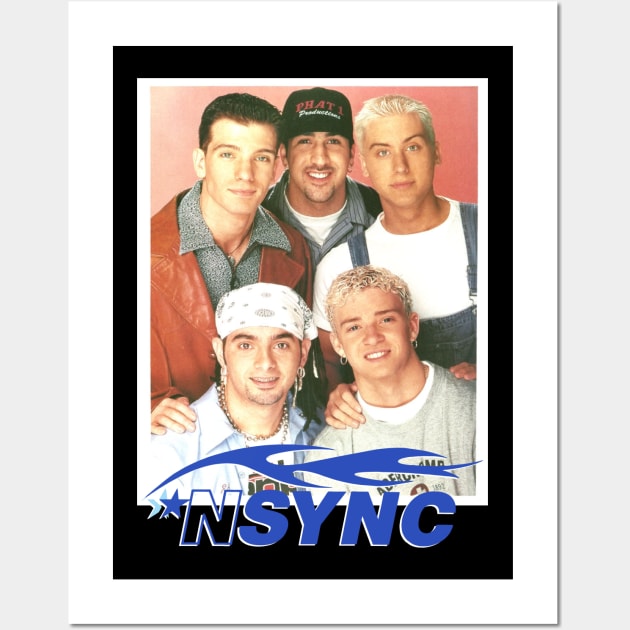 Nsync Vintage Style Wall Art by Indranunik